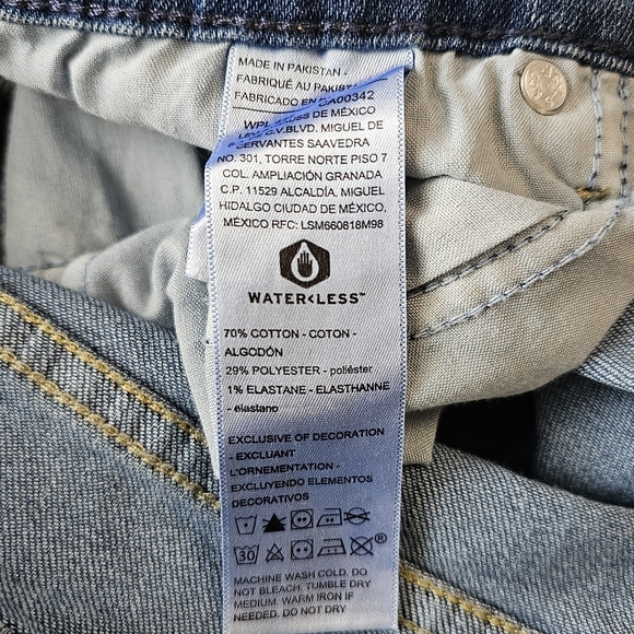 NWT Signature Levi Strauss Mid Rise Straight Jeans Plus 28M Super Stretch New 28 - Picture 5 of 8